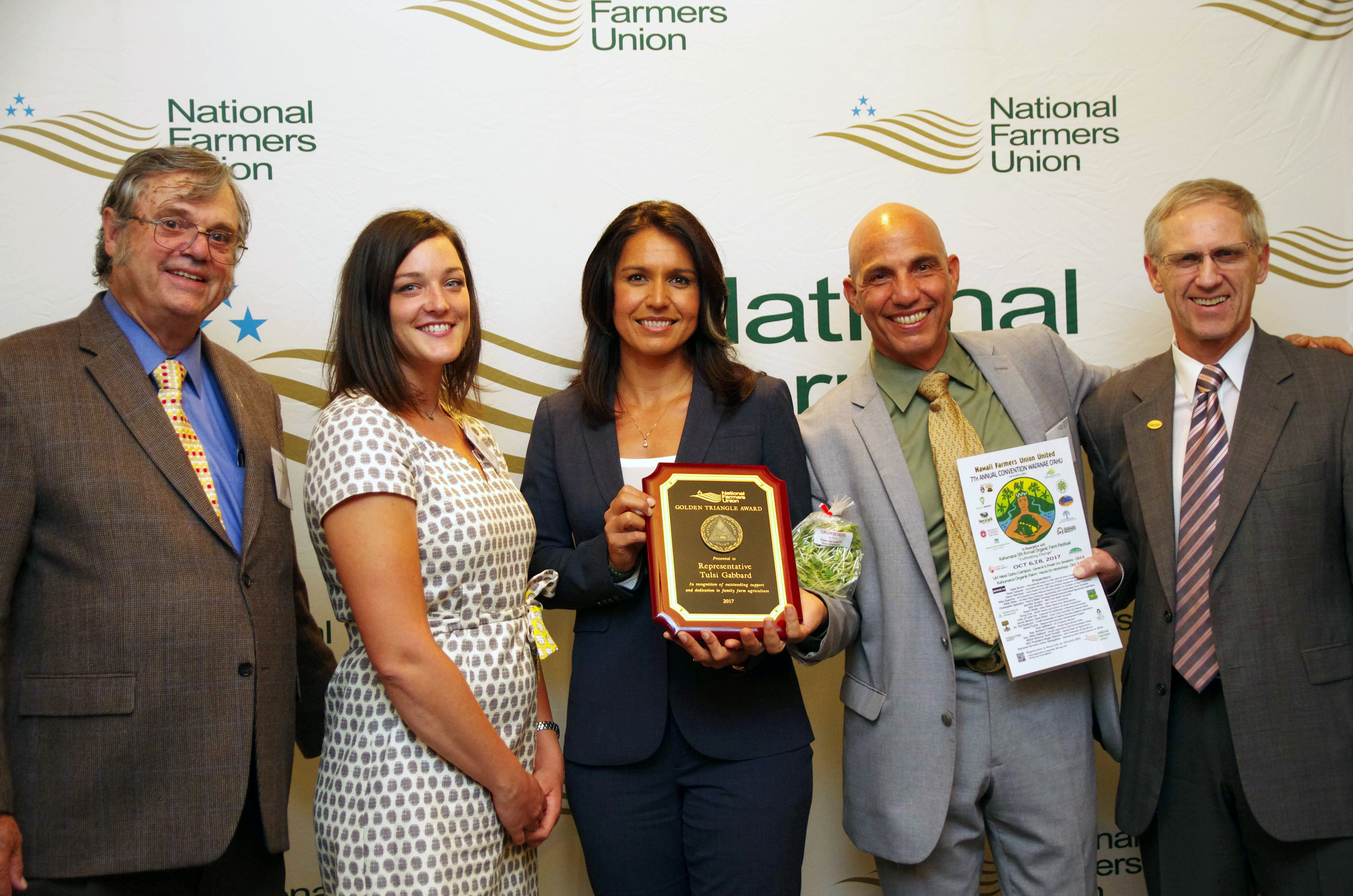 NFU Honors 33 Congressional Champions of Agriculture with Golden Triangle Award